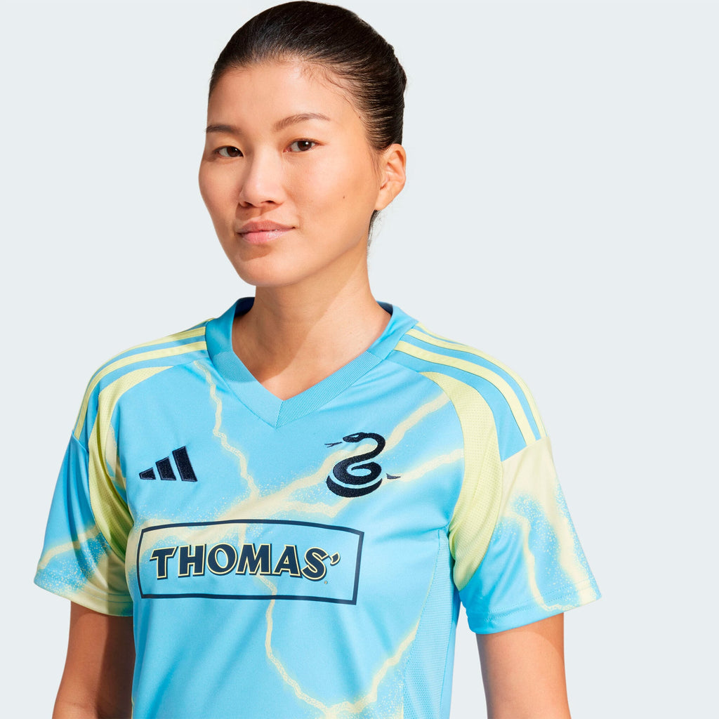 Women's Philadelphia Union Blue 2025 The Voltage Kit Replica Jersey