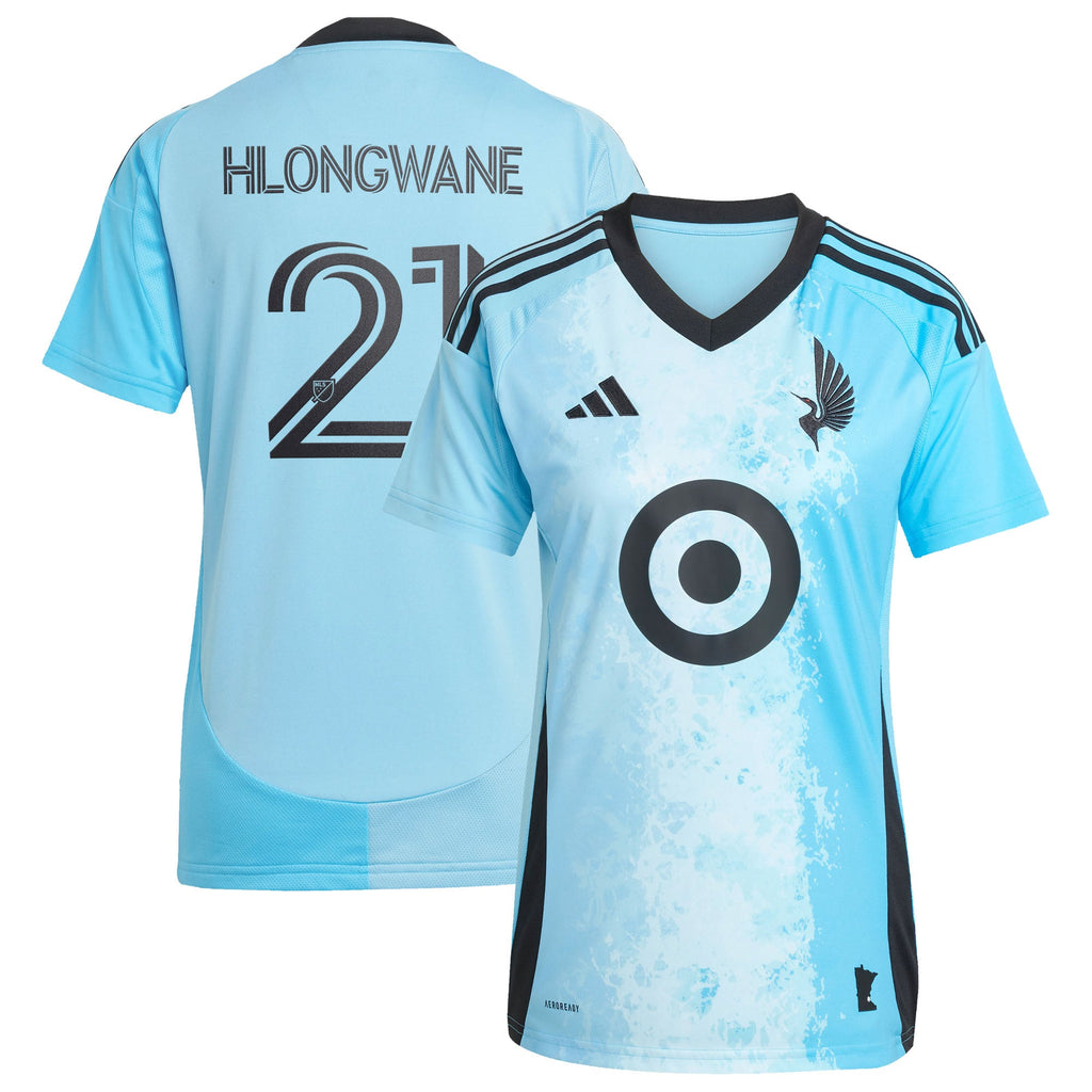 Women's Minnesota United FC Bongokuhle Hlongwane Blue 2025 CONVERGENCE Replica Jersey