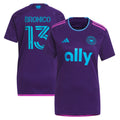 Women's Charlotte FC Brandt Bronico Purple 2023 Crown Jewel Kit Replica Jersey