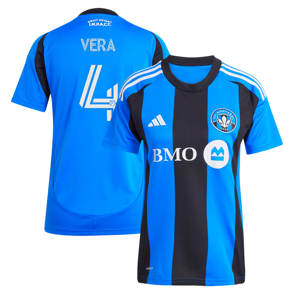 Women's CF Montreal Brayan Vera Blue 2025 Montréal Original Replica Jersey