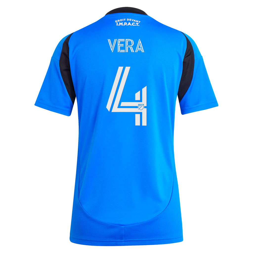 Women's CF Montreal Brayan Vera Blue 2025 Montréal Original Replica Jersey