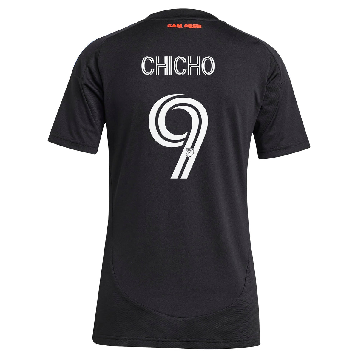 Women's San Jose Earthquakes Cristian Arango Black 2025 Headliner Replica Player Jersey