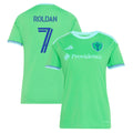 Women's Seattle Sounders FC Cristian Roldan Rave Green 2026 The Evergreen State Kit Replica Jersey