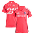 Women's St. Louis CITY SC Daniel Edelman Red 2025 Forever CITY Red Replica Jersey