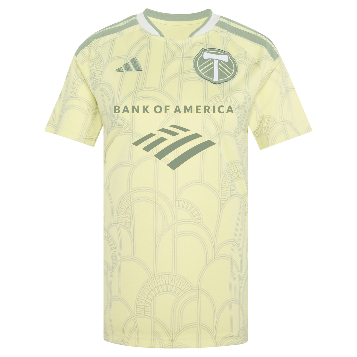 Women's Portland Timbers David Da Costa Yellow 2026 Civic Stadium Kit Replica Jersey