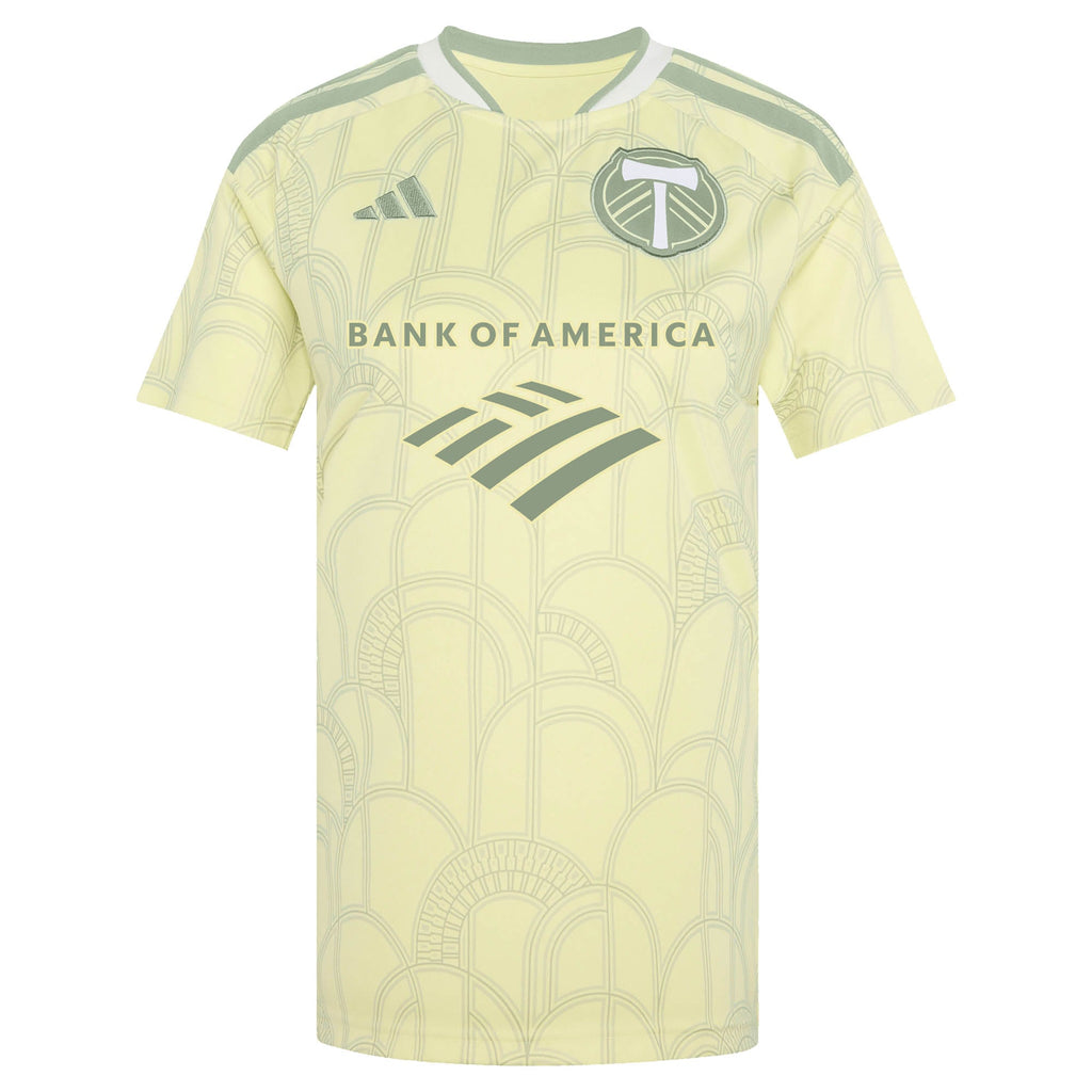 Women's Portland Timbers Diego Chara Yellow 2026 Civic Stadium Kit Replica Jersey
