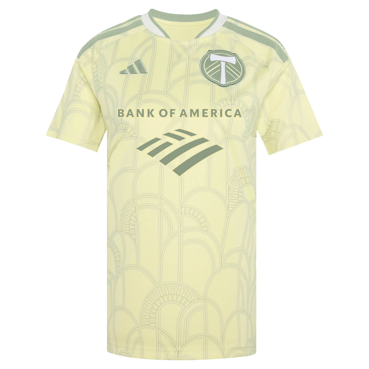 Women's Portland Timbers Diego Chara Yellow 2026 Civic Stadium Kit Replica Jersey