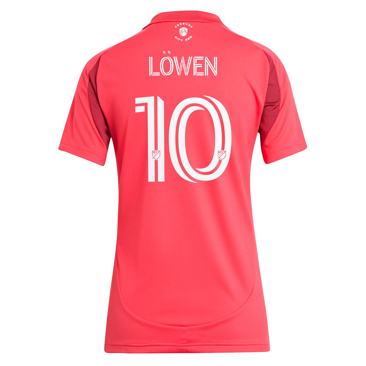 Women's St. Louis City SC Eduard Löwen Red 2025 Forever CITY Red Replica Player Jersey