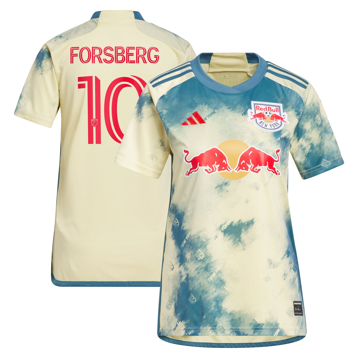 Women's New York Red Bulls Emil Forsberg Yellow 2024 Daniel Patrick Kit Replica Player Jersey