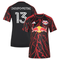 Women's New York Red Bulls Eric Maxim Choupo-Moting Black 2026 The Rooted Kit Replica Jersey