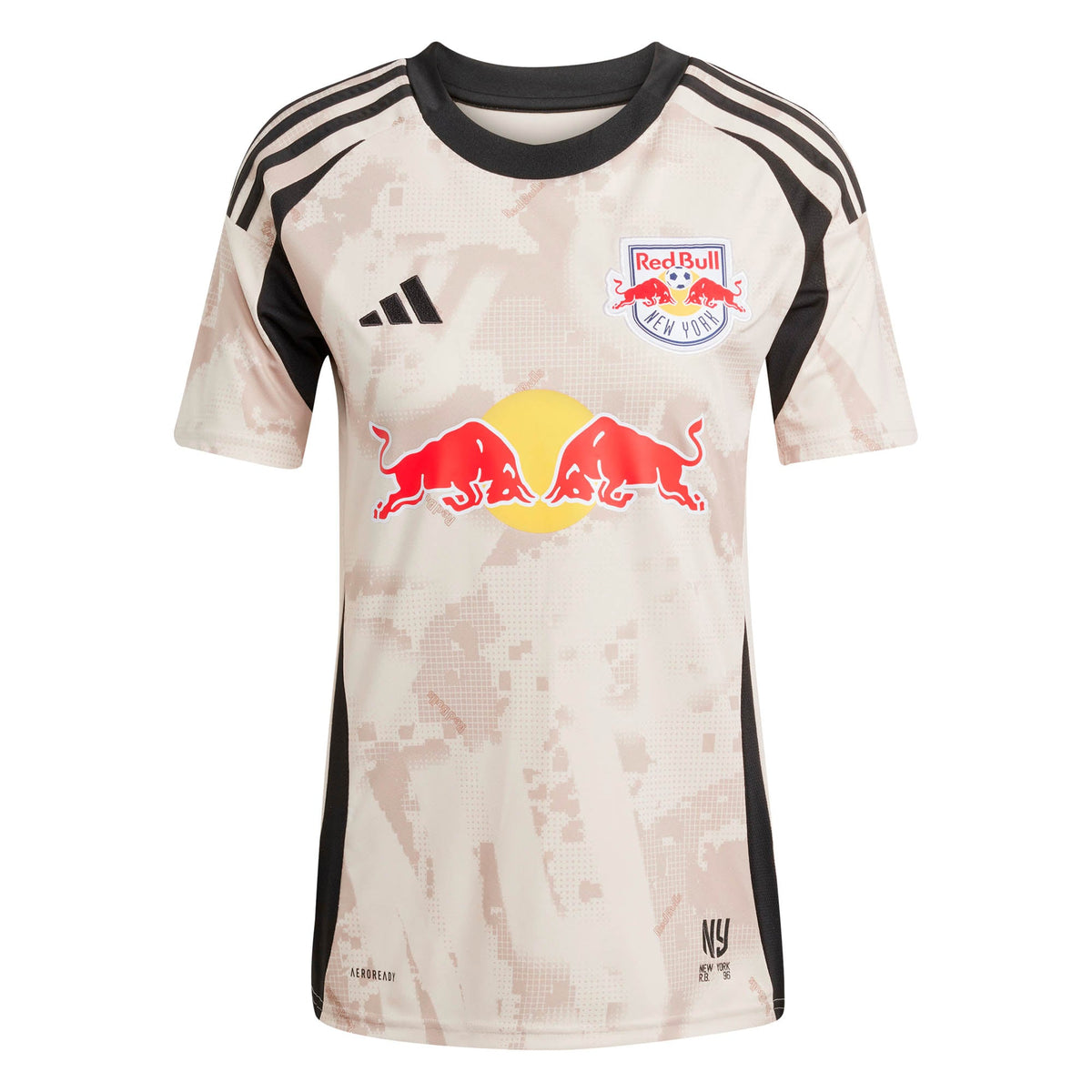 Women's New York Red Bulls Eric Maxim Choupo-Moting Tan 2025 Stone Kit Replica Player Jersey