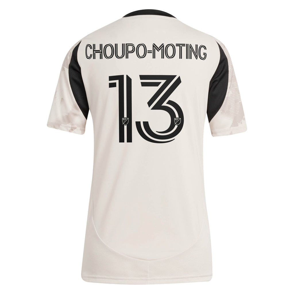 Women's New York Red Bulls Eric Maxim Choupo-Moting Tan 2025 Stone Kit Replica Player Jersey