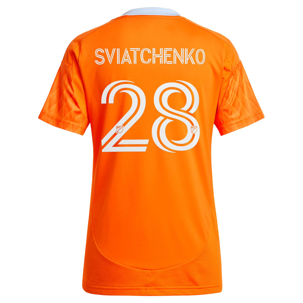 Women's Houston Dynamo FC Erik Sviatchenko Orange 2025 Season 20 Replica Player Jersey
