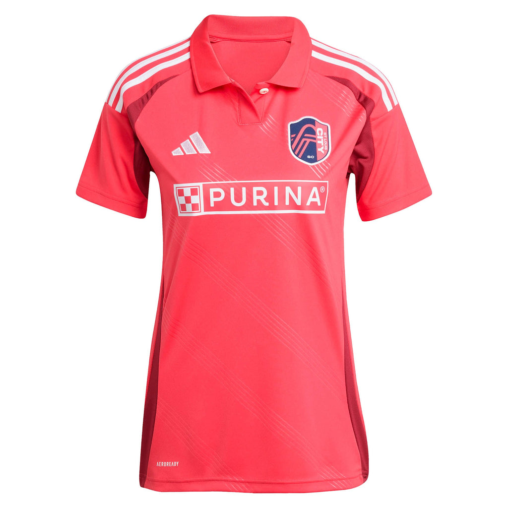 Women's St. Louis CITY SC Fallou Fall Red 2025 Forever CITY Red Replica Jersey