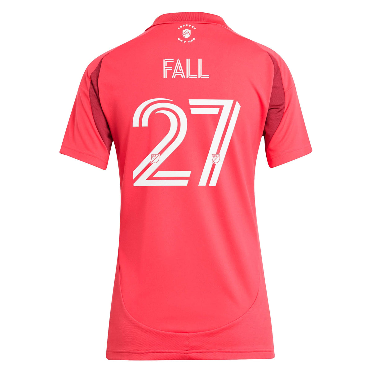 Women's St. Louis CITY SC Fallou Fall Red 2025 Forever CITY Red Replica Jersey