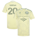 Women's Portland Timbers Finn Surman Yellow 2026 Civic Stadium Kit Replica Jersey
