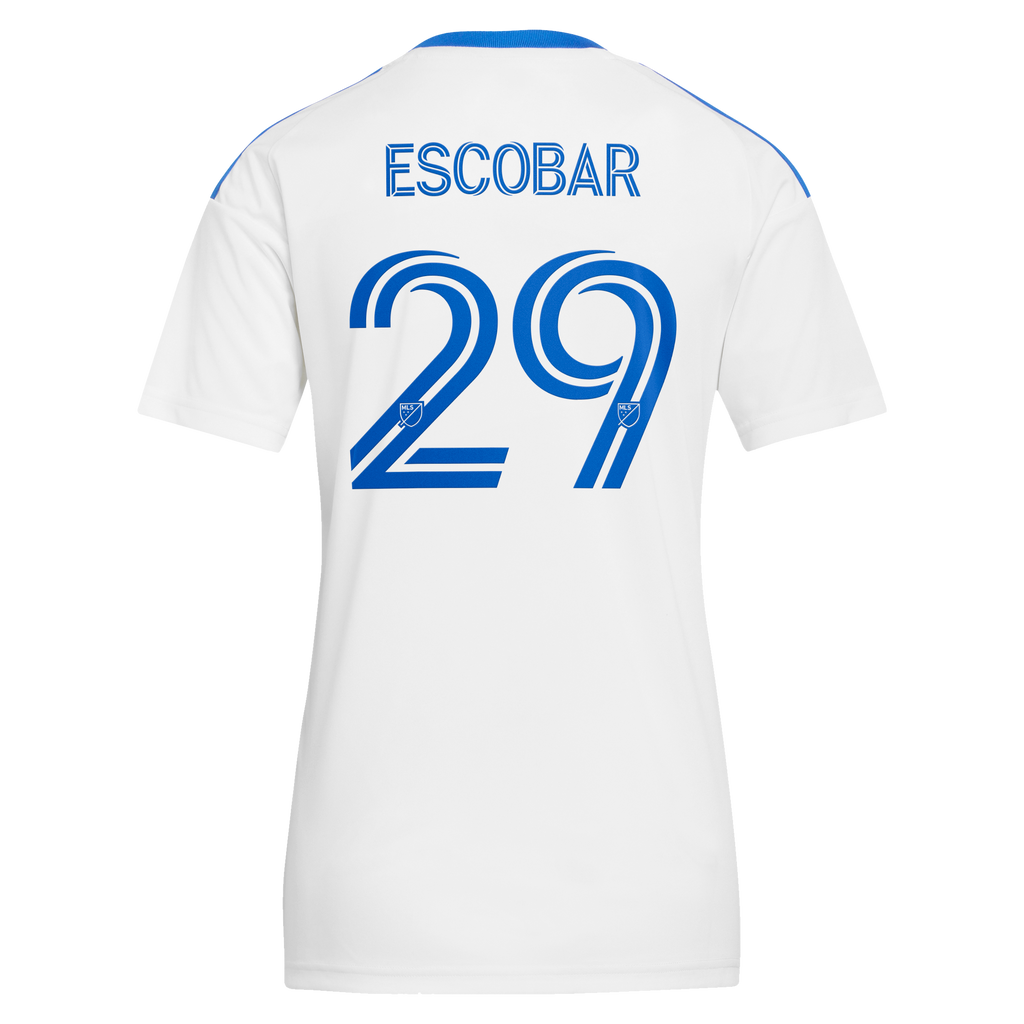 Women's CF Montreal Franco Escobar White 2026 The Procure Jersey Replica Jersey