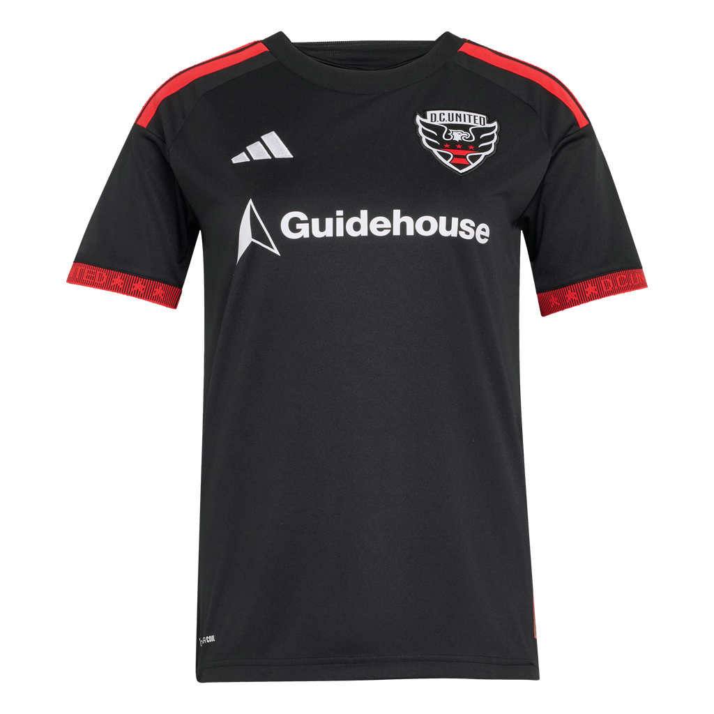 Women's D.C. United Gabriel Pirani Black 2026 Black-and-Red Kit Replica Jersey