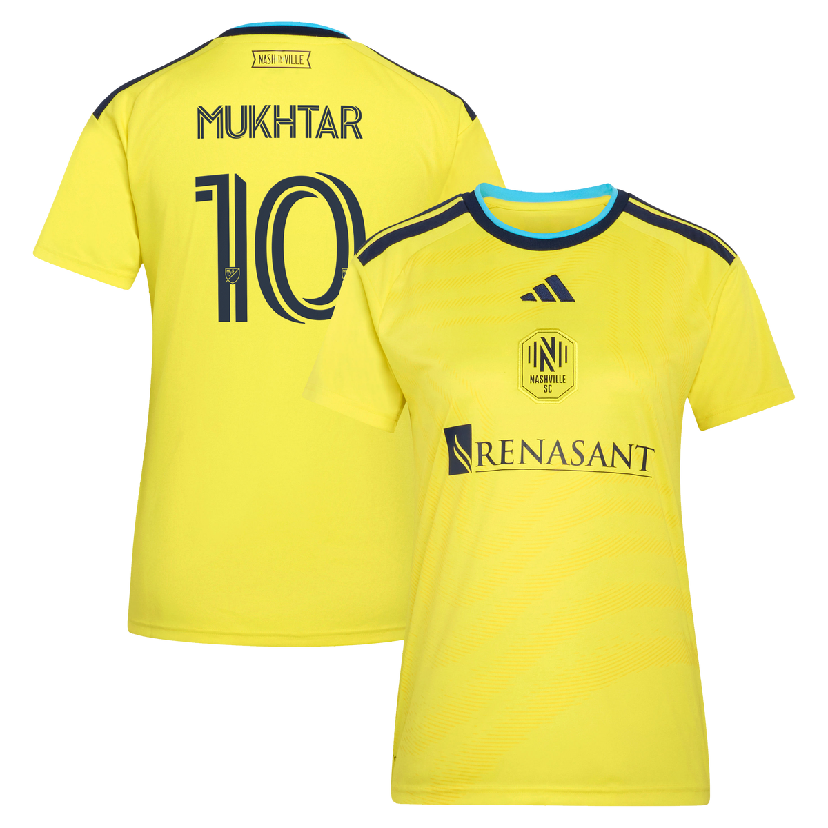 Women's Nashville SC Hany Mukhtar Yellow 2026 The Reverb Kit Replica Jersey