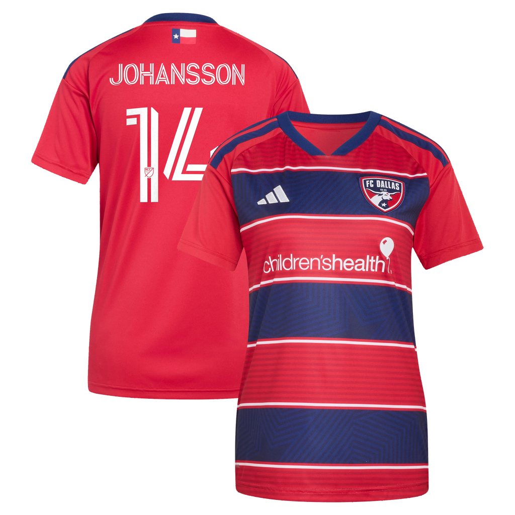 Women's FC Dallas Herman Johansson Red 2026 DNA Kit Replica Jersey