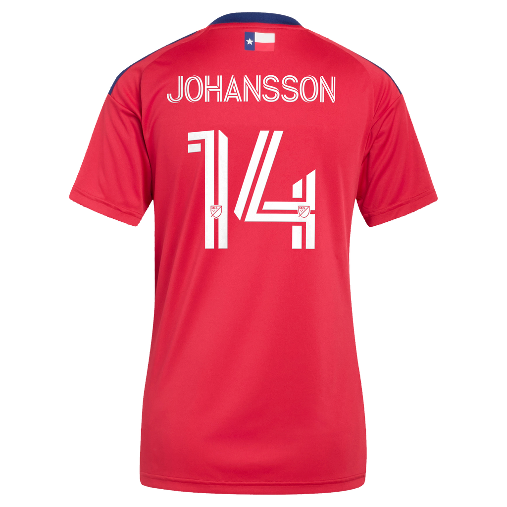 Women's FC Dallas Herman Johansson Red 2026 DNA Kit Replica Jersey