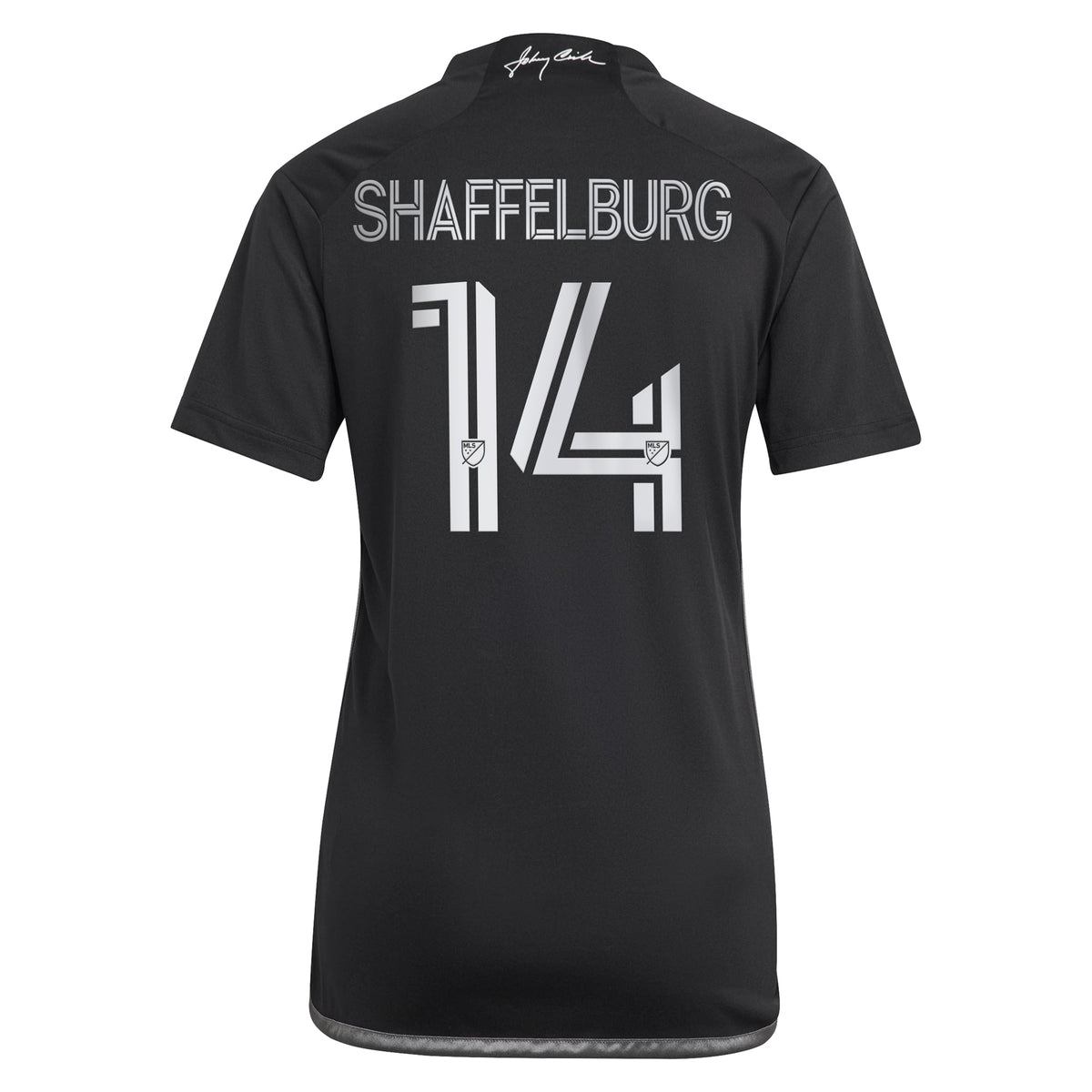 Women's Nashville SC Jacob Shaffelburg Black 2024 Man In Black Kit Replica Player Jersey
