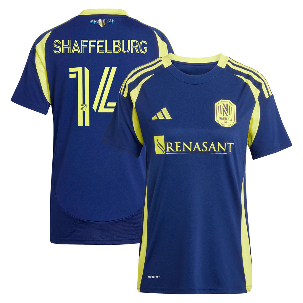Women's Nashville SC Jacob Shaffelburg Navy 2025 The Heart of Nashville Kit Replica Player Jersey
