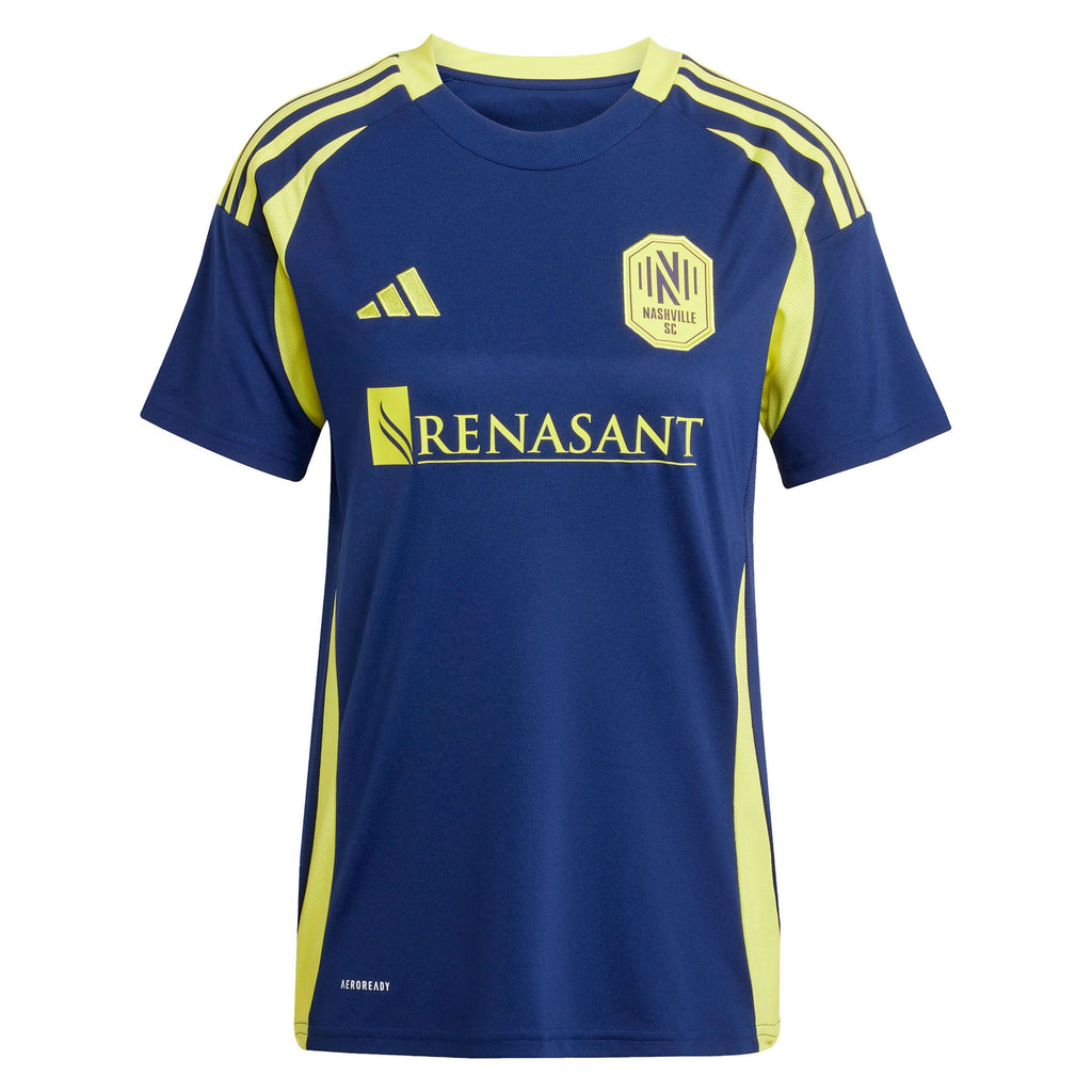 Women's Nashville SC Jacob Shaffelburg Navy 2025 The Heart of Nashville Kit Replica Player Jersey