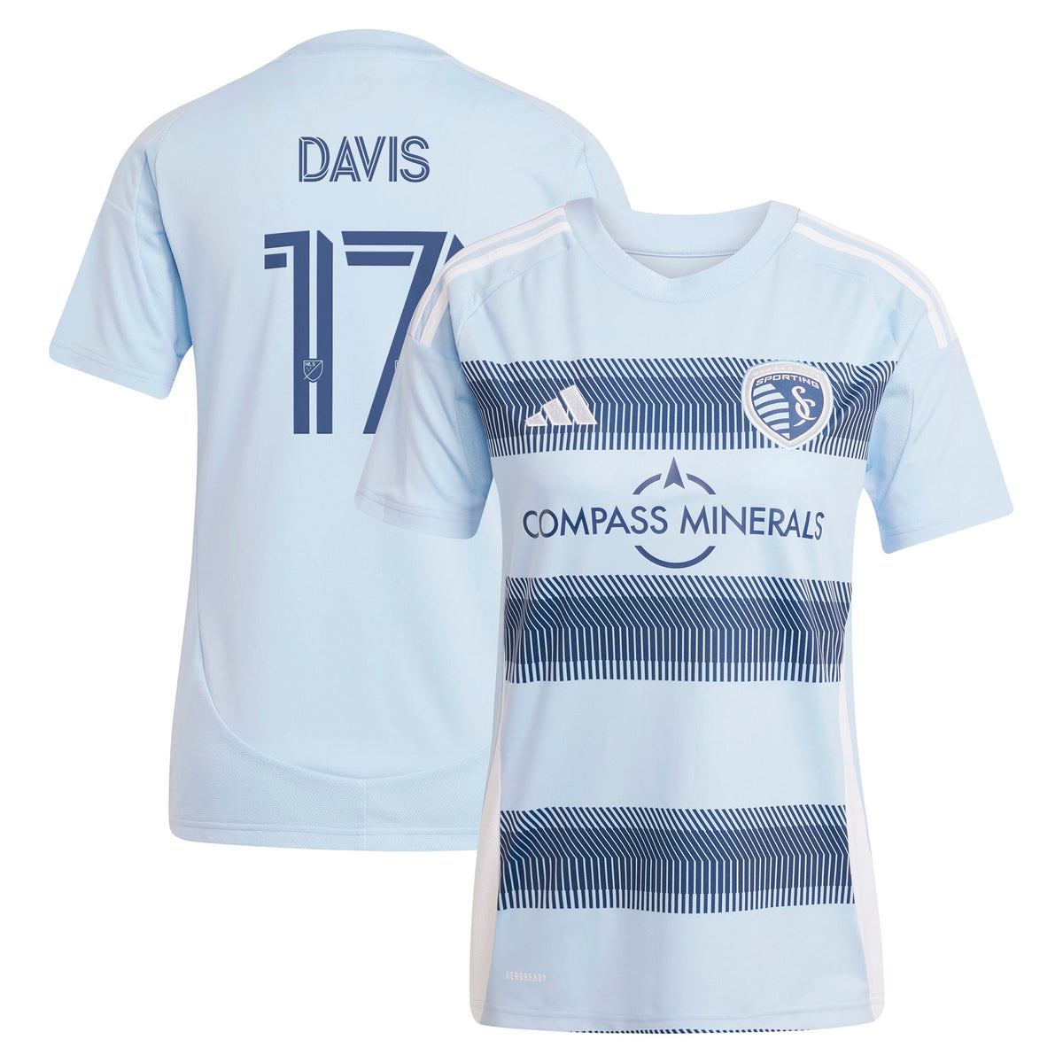 Women's Sporting Kansas City Jake Davis Light Blue 2025 One KC Replica Player Jersey