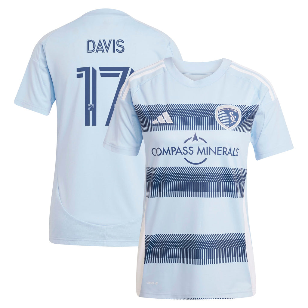 Women's Sporting Kansas City Jake Davis Light Blue 2025 One KC Replica Player Jersey