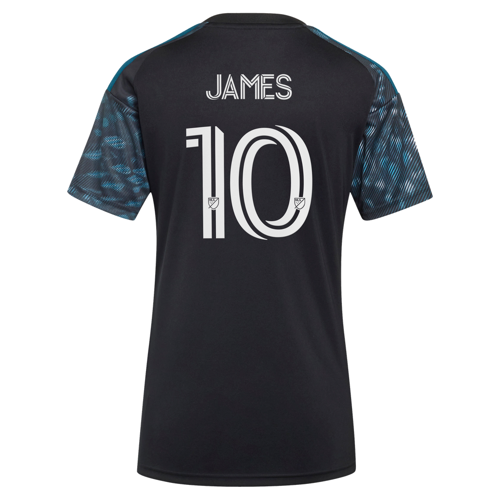 Women's Minnesota United FC James Rodriguez Black 2026 The Decade Kit Replica Jersey