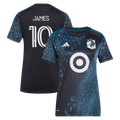 Women's Minnesota United FC James Rodriguez Black 2026 The Decade Kit Replica Jersey