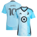 Women's Minnesota United FC James Rodriguez Blue 2025 CONVERGENCE Secondary Replica Jersey