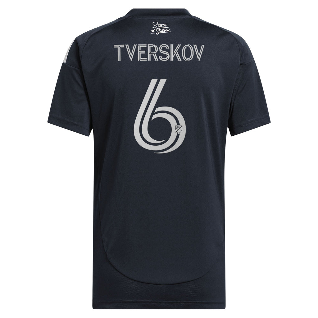 Women's San Diego FC Jeppe Tverskov Navy 2025 State of Flow Replica Jersey