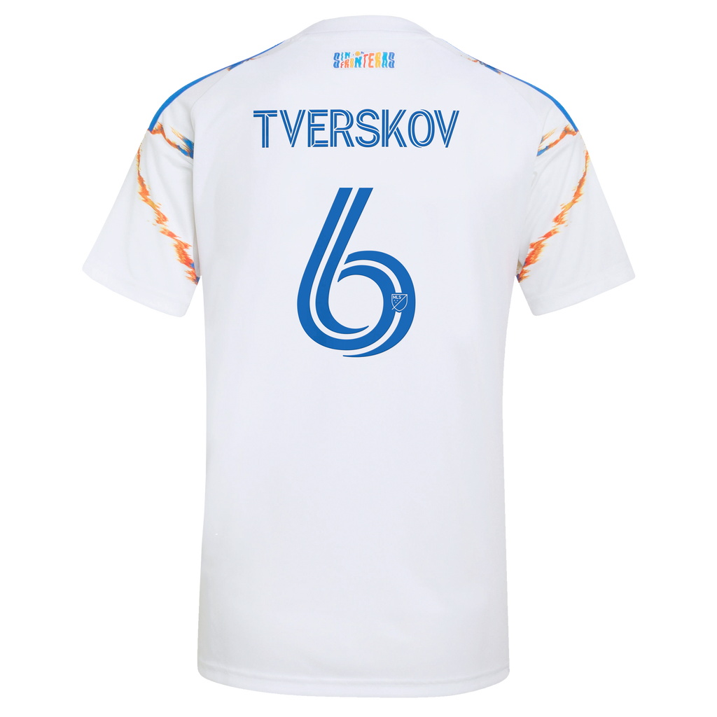 Women's San Diego FC Jeppe Tverskov White 2026 Celebration of Unprecedented Unity Kit Replica Jersey