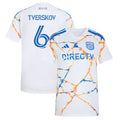 Women's San Diego FC Jeppe Tverskov White 2026 Celebration of Unprecedented Unity Kit Replica Jersey