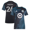Women's Minnesota United FC Joaquín Pereyra Black 2026 The Decade Kit Replica Jersey