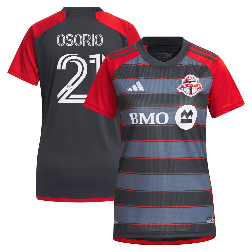 Women's Toronto FC Jonathan Osorio Gray 2023 Club Kit Replica Player Jersey