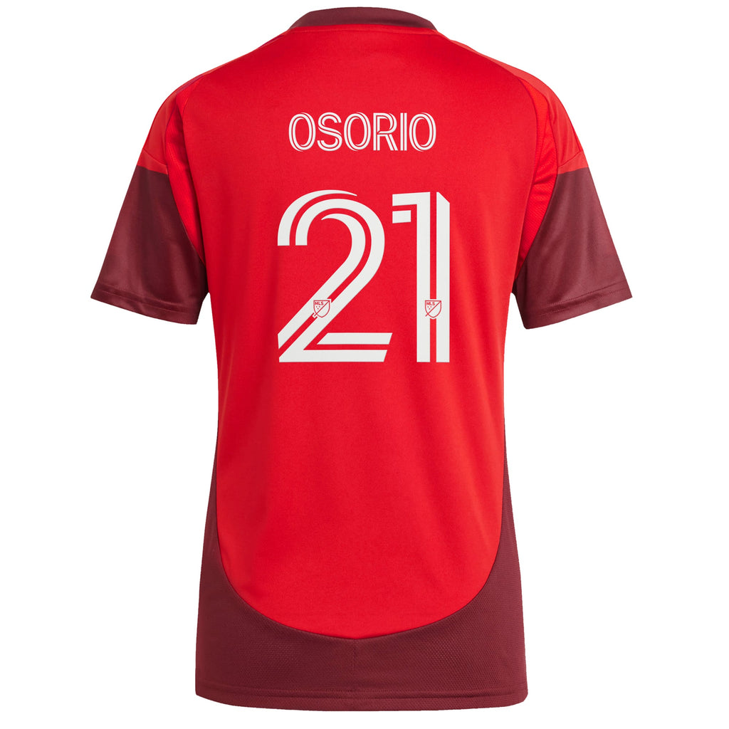 Women's Toronto FC Jonathan Osorio Red 2025 Club Kit Replica Player Jersey