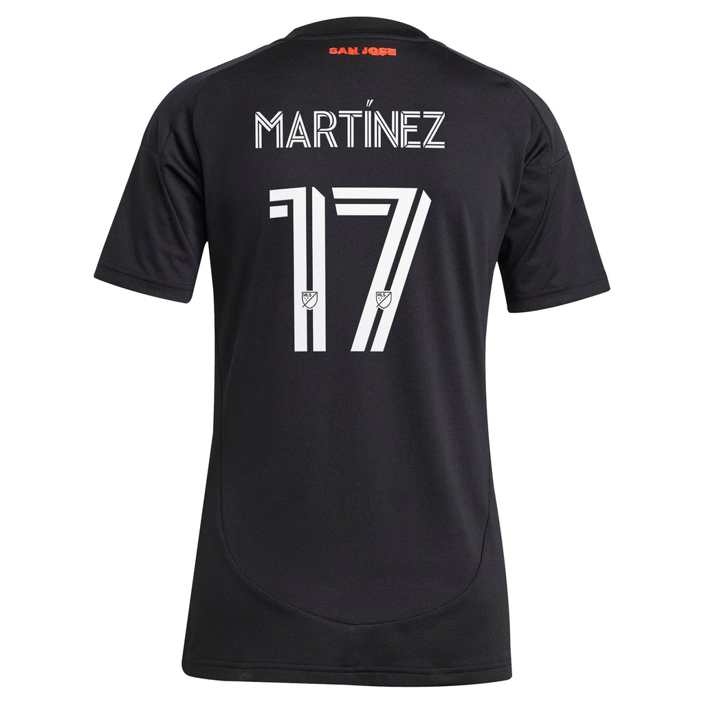 Women's San Jose Earthquakes Josef Martinez Black 2025 Headliner Replica Player Jersey