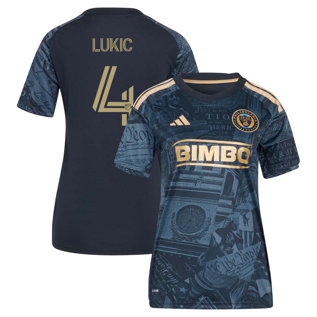 Women's Philadelphia Union Jovan Lukić Navy 2026 1776 Kit Replica Jersey