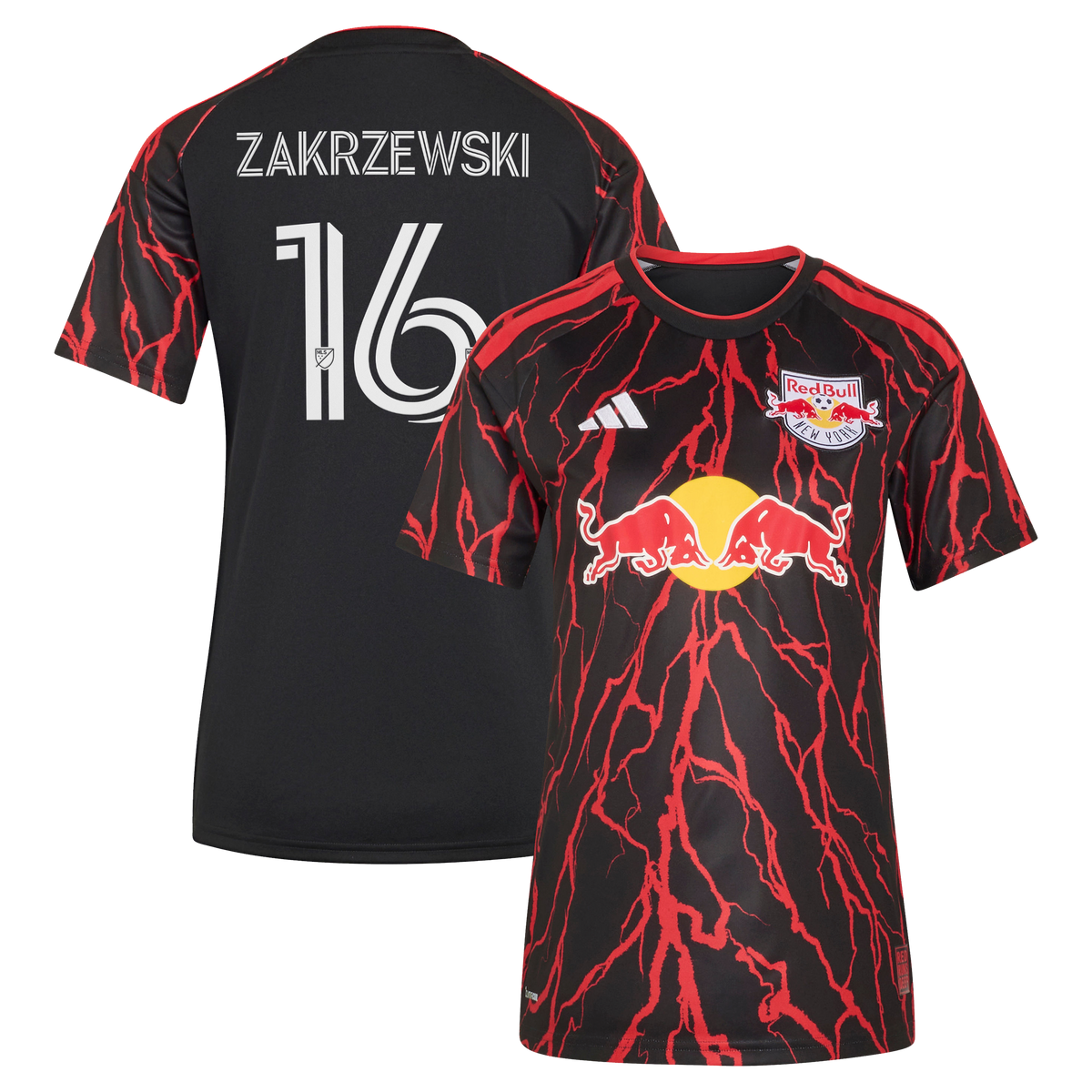 Women's New York Red Bulls Julian Hall Black 2026 The Rooted Kit Replica jersey