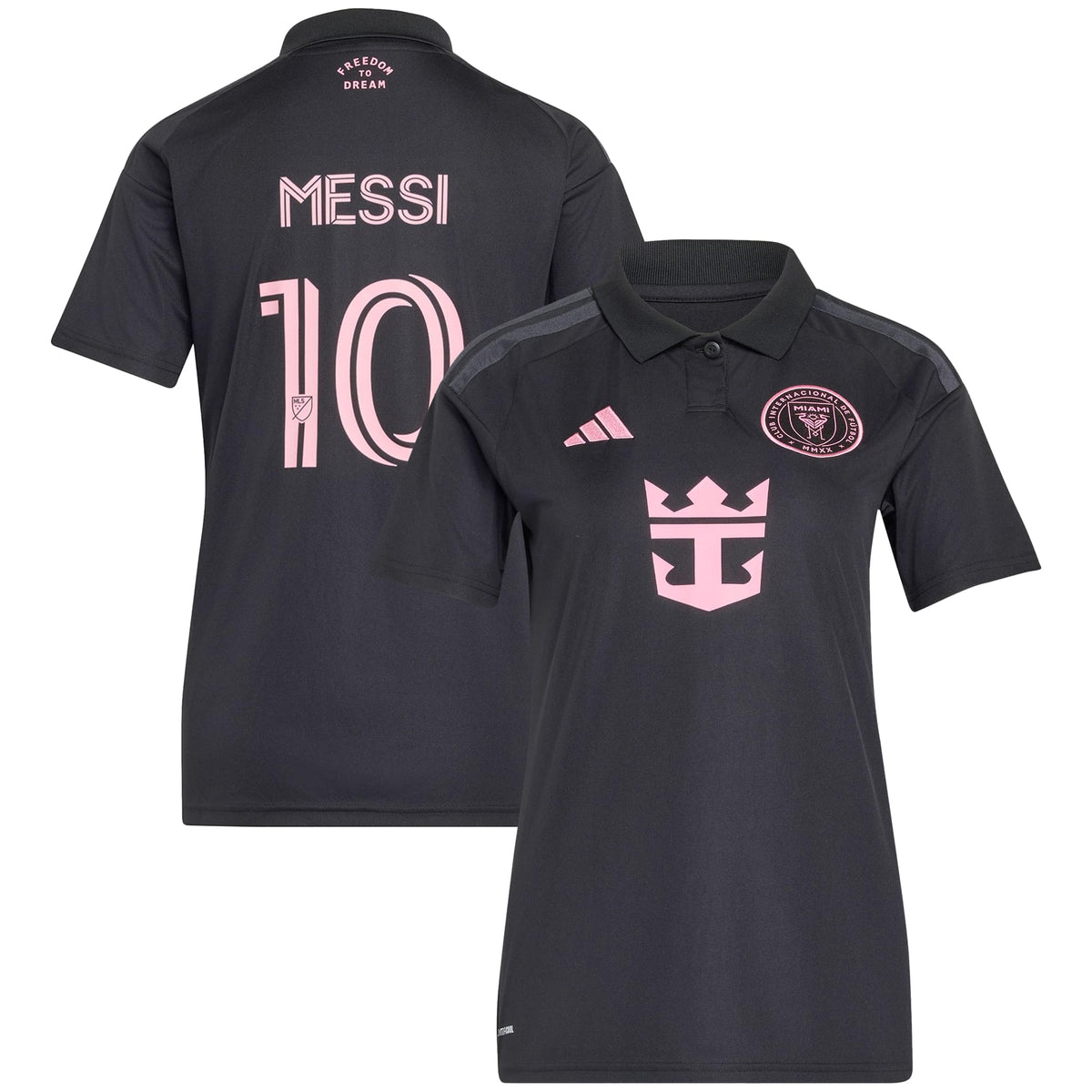 Women's Inter Miami CF Lionel Messi Black 2026 Presagio Replica Jersey