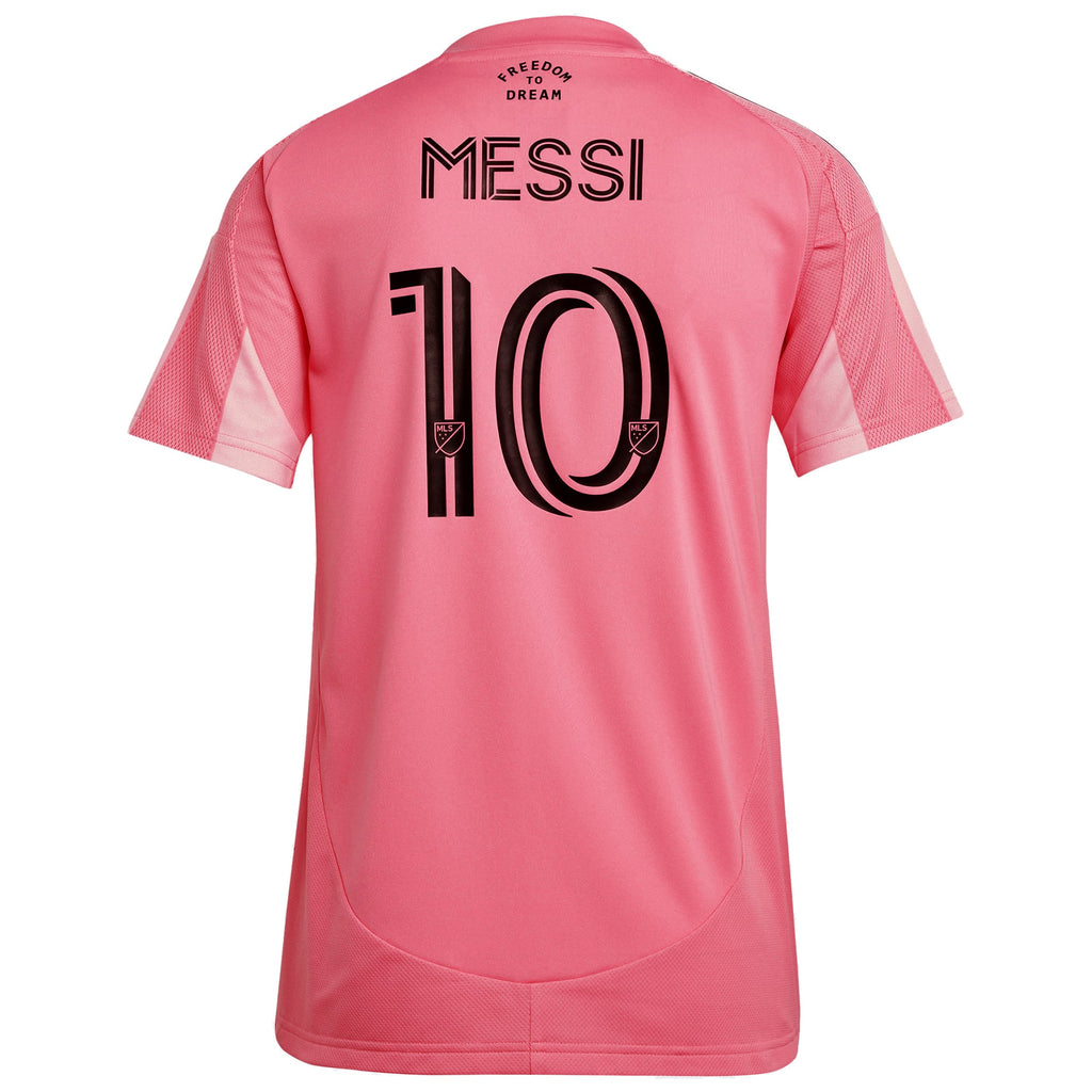 Women's Inter Miami CF Lionel Messi Light Pink 2025 Euforia Replica Player Jersey