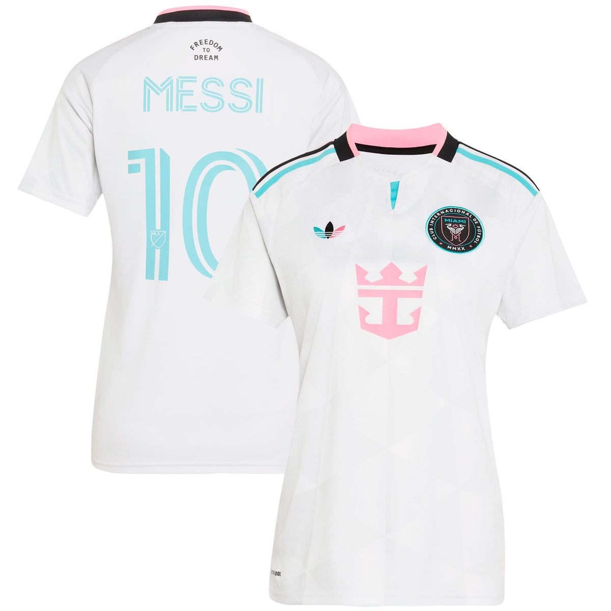 Women's Inter Miami CF Lionel Messi White 2026 Third Replica Jersey