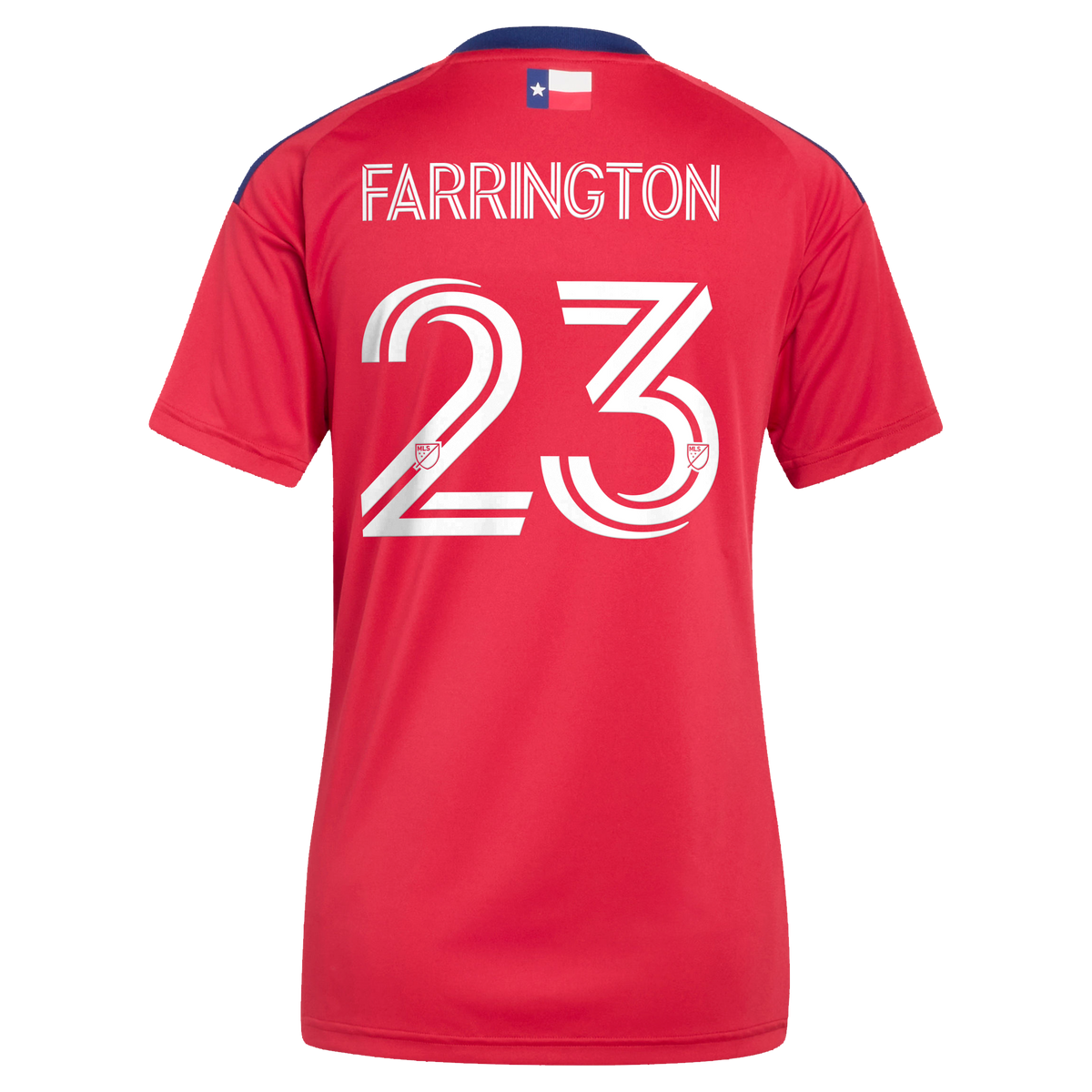 Women's FC Dallas Logan Farrington Red 2026 DNA Kit Replica Jersey