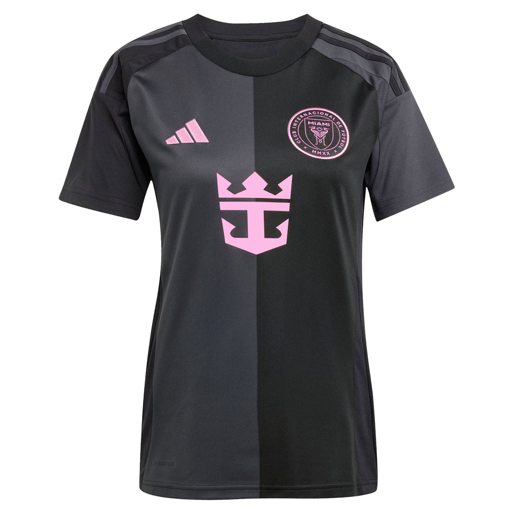Women's Inter Miami CF Luis Suárez Black 2025 The Fortitude Kit Replica Player Jersey