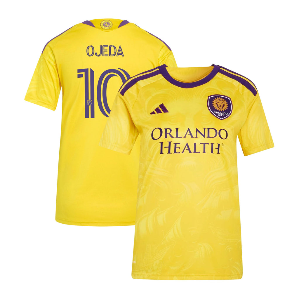 Women's Orlando City SC Martín Ojeda Yellow 2026 Sunken Treasure Kit Replica Jersey