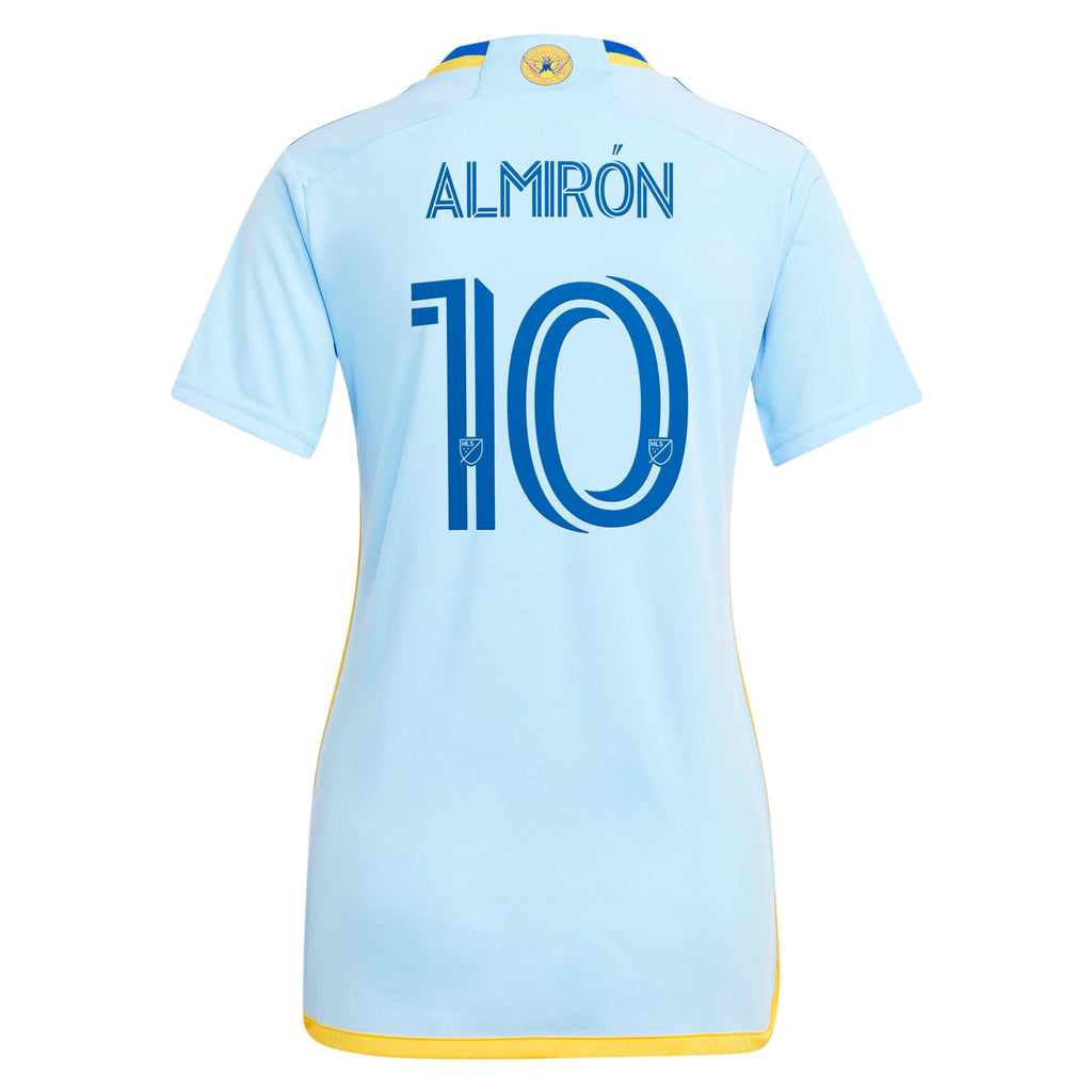 Women's Atlanta United FC Miguel Almiron Light Blue 2024 The Resurgens Kit Replica Player Jersey