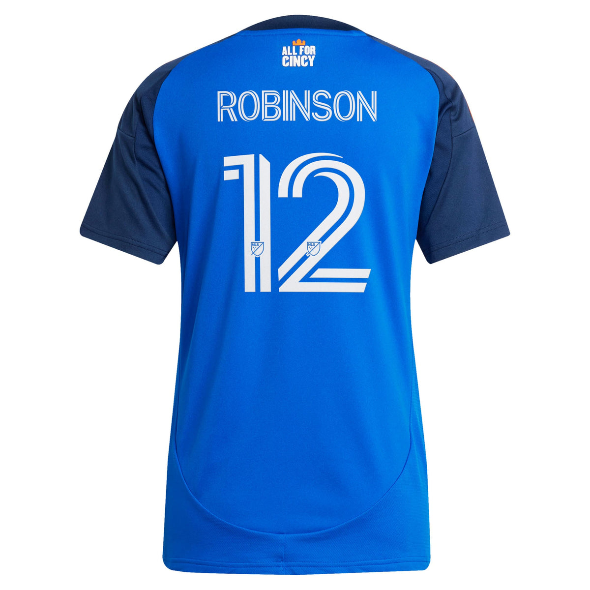 Women's FC Cincinnati Miles Robinson Blue 2025 Orange and Blue Legacy Kit Replica Player Jersey